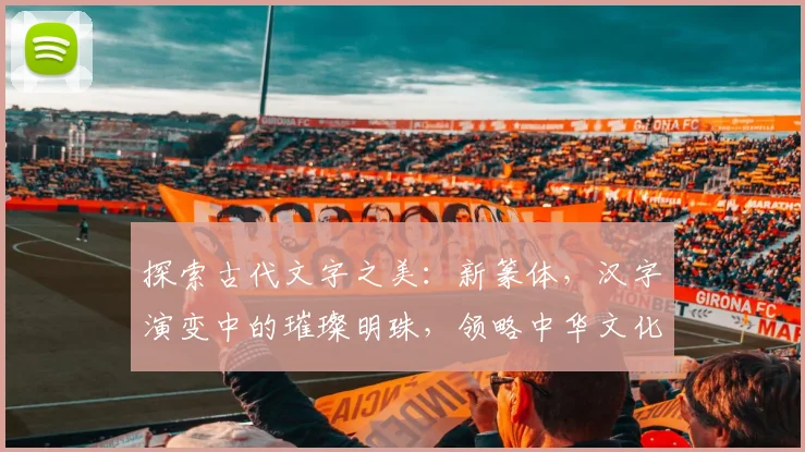 探索古代文字之美：新篆体，汉字演变中的璀璨明珠，领略中华文化的深厚底蕴